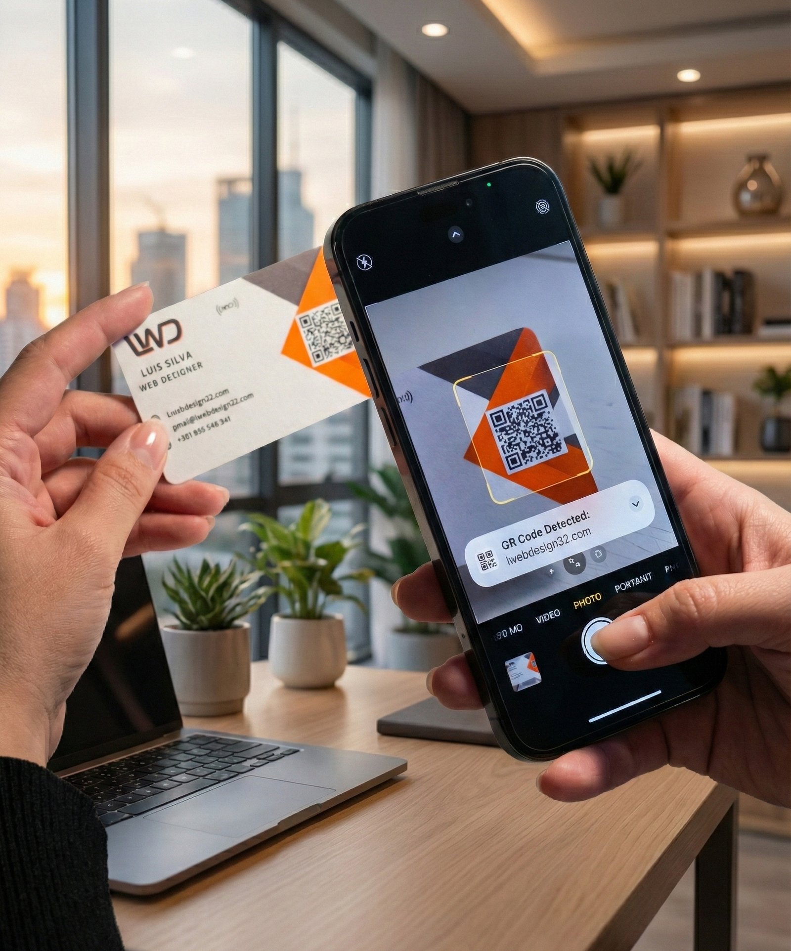 QR code do cartão digital